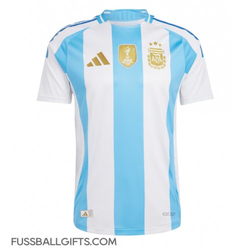 Argentinien Fußballbekleidung Heimtrikot Copa America 2024 Kurzarm